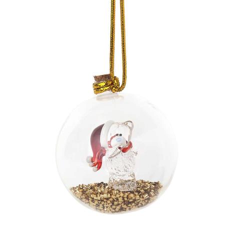 Me To You Bear Glass Snow Globe Bauble Extra Image 2